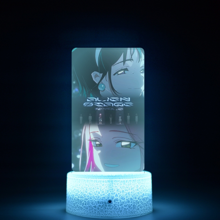 Alien Stage Acrylic night light 16 kinds of color changing USB interface box 14X7X4CM white base