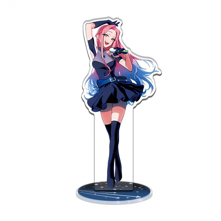 Alien Stage Acrylic Night Light 16 Color-changing USB Interface Box Set 19X7X4CM white base