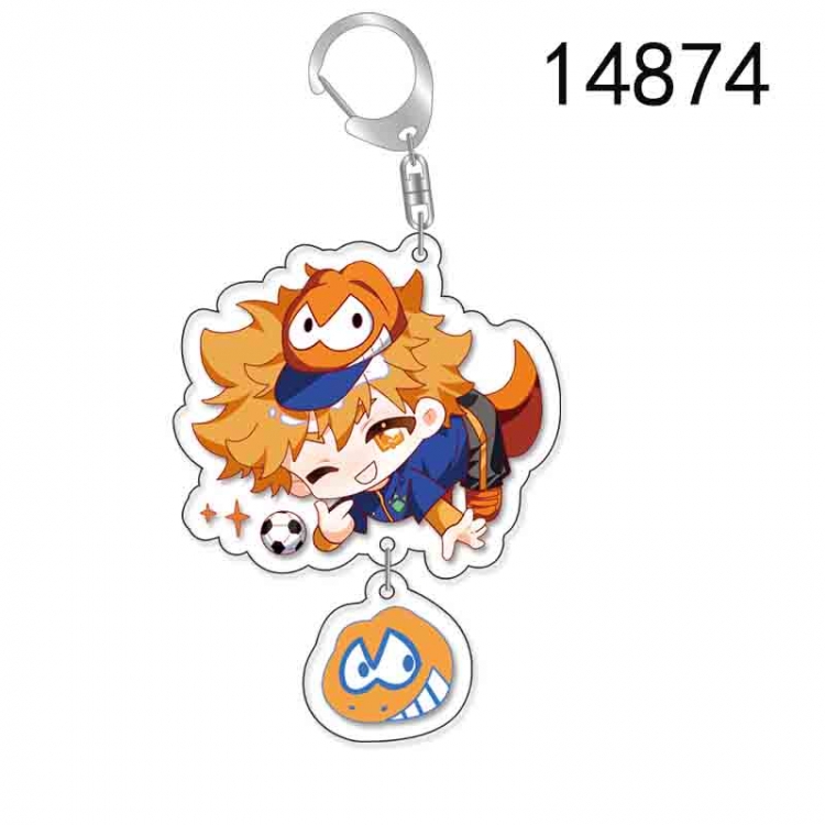 BLUE LOCK Anime acrylic Pendant Key Chain  price for 5 pcs