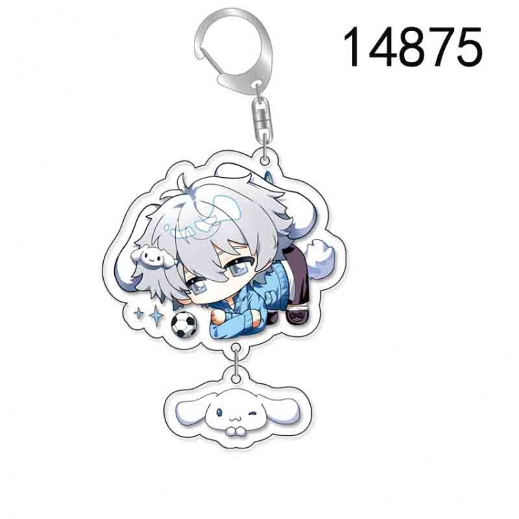 BLUE LOCK Anime acrylic Pendant Key Chain  price for 5 pcs