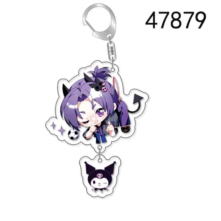 BLUE LOCK Anime acrylic Pendant Key Chain  price for 5 pcs