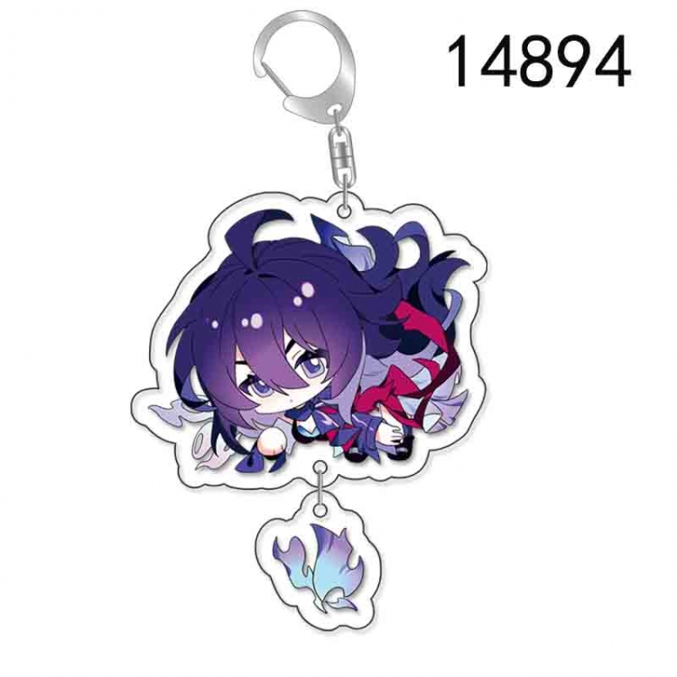 Honkai: Star Rail Anime acrylic Pendant Key Chain  price for 5 pcs