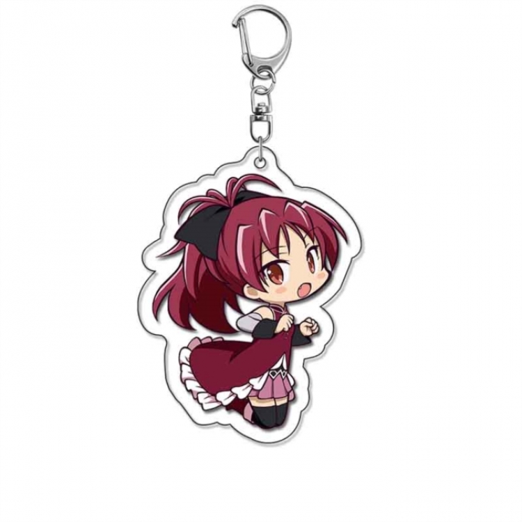 Magical Girl Madoka of the Magus Anime Acrylic Keychain Charm price for 5 pcs