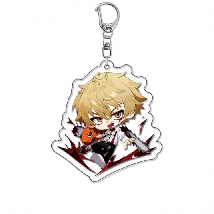 Chainsaw Man Anime Acrylic Keychain Charm price for 5 pcs
