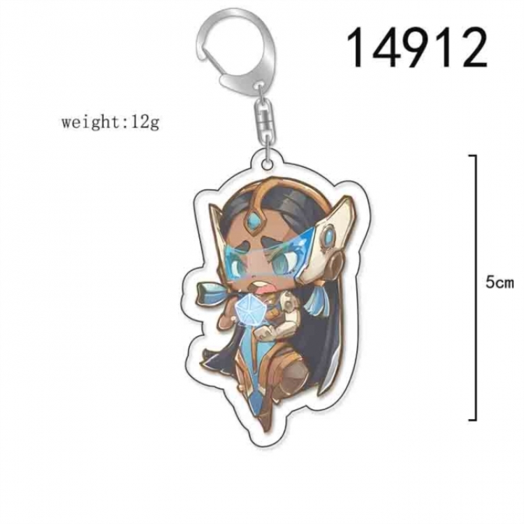 Overwatch Anime Acrylic Keychain Charm price for 5 pcs
