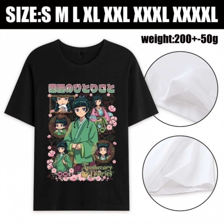 The Apothecary Diaries Hardware Anime printed pure cotton short sleeved T-shirt from S to 4XL