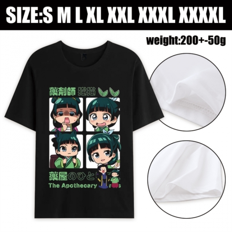 The Apothecary Diaries Hardware Anime printed pure cotton short sleeved T-shirt from S to 4XL