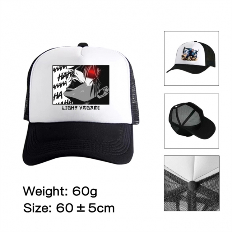 Death note Anime mesh cap peaked cap sun hat 60cm