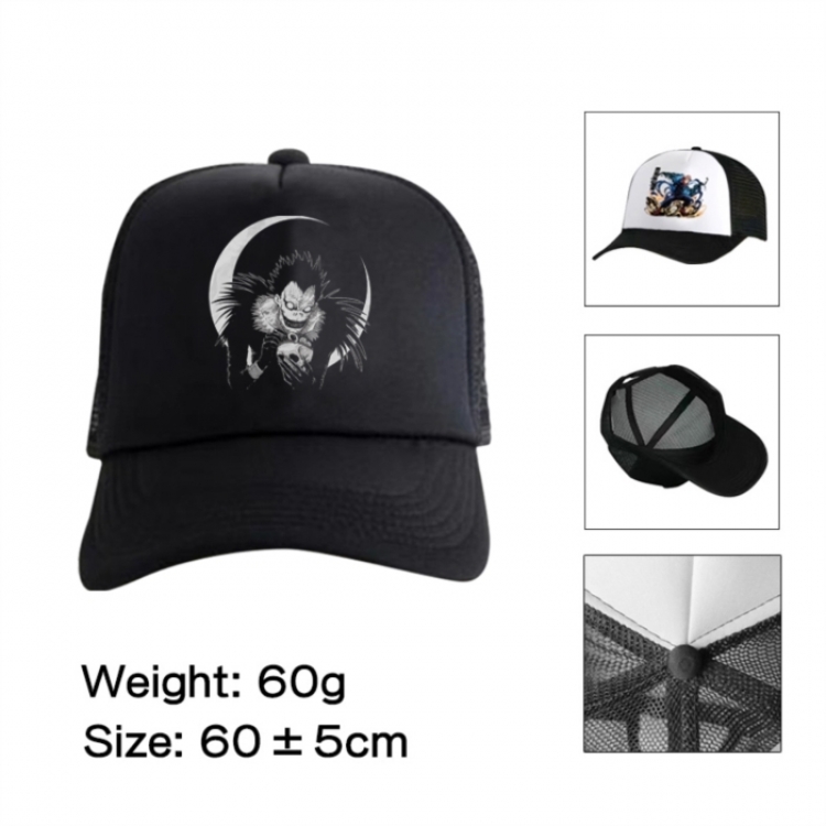 Death note Anime mesh cap peaked cap sun hat 60cm