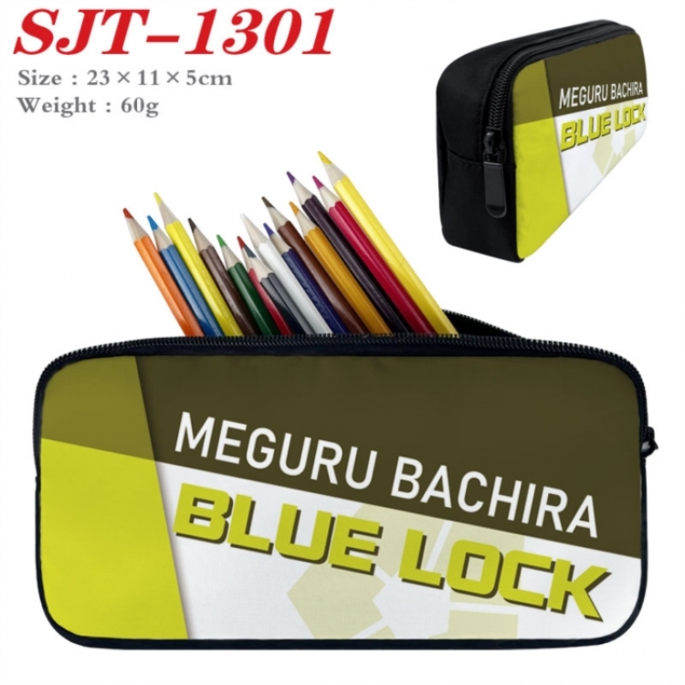 BLUE LOCK Anime nylon student pencil case 23x11x5cm 