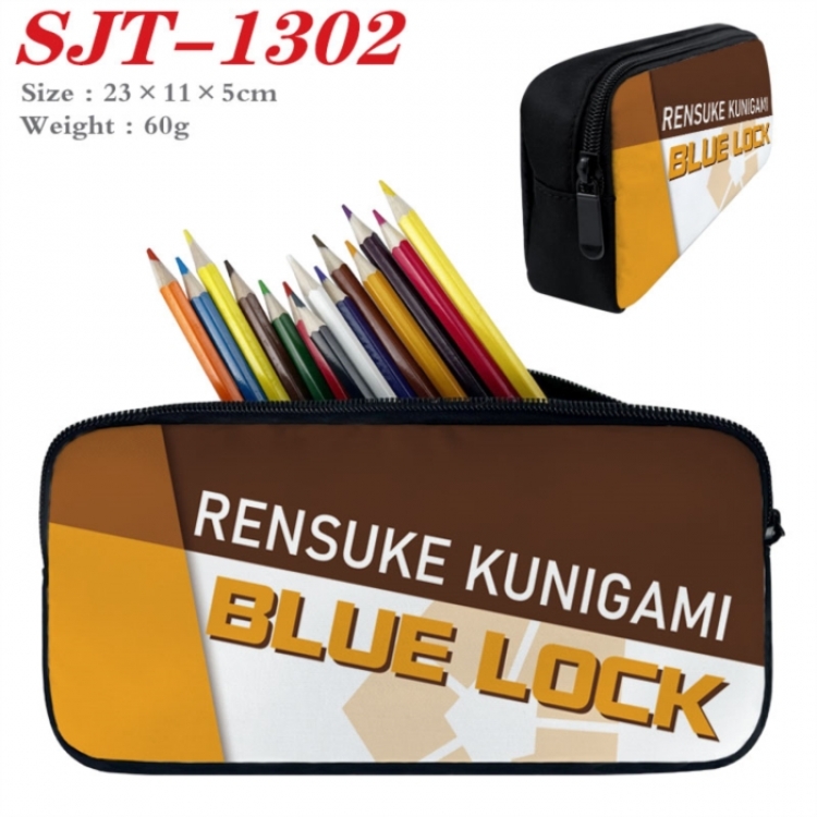 BLUE LOCK Anime nylon student pencil case 23x11x5cm 