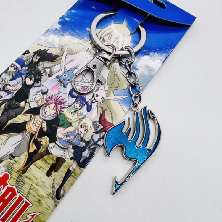 Fairy tail Animation metal keychain pendant price for 5 pcs 