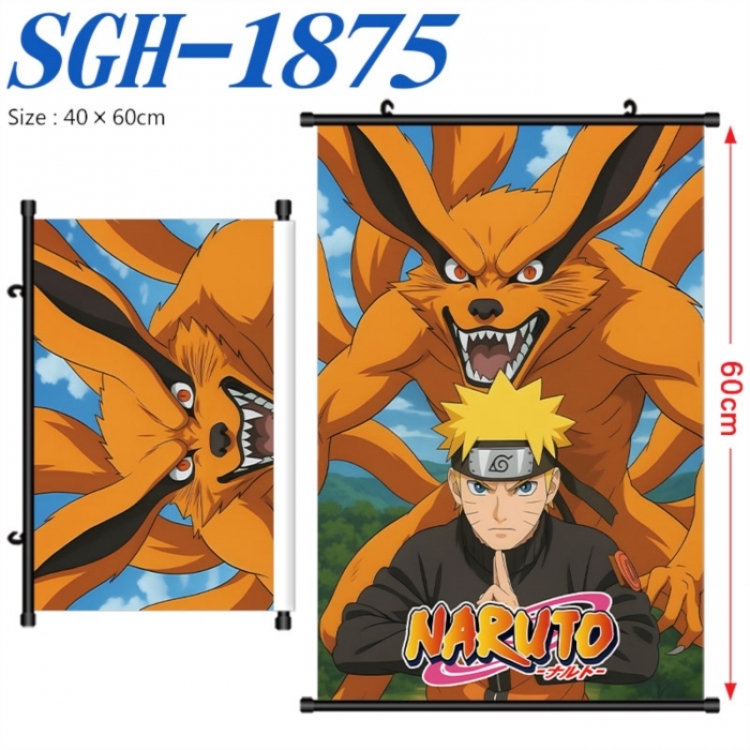 Naruto Anime digital printed pole style hanging picture Wall Scroll 40x60cm