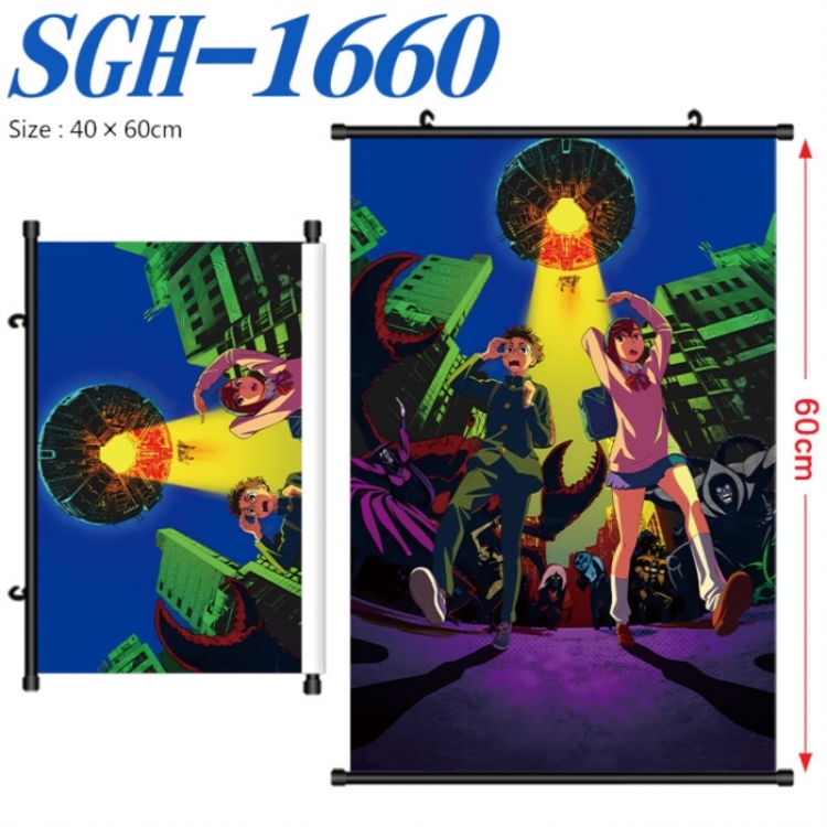 DANDADAN Anime digital printed pole style hanging picture Wall Scroll 40x60cm