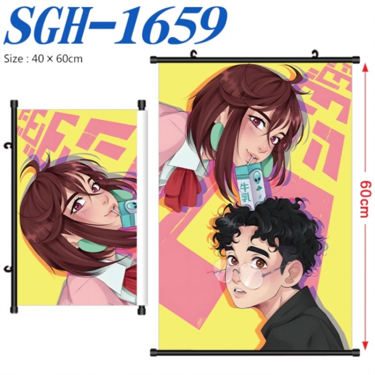 DANDADAN Anime digital printed pole style hanging picture Wall Scroll 40x60cm