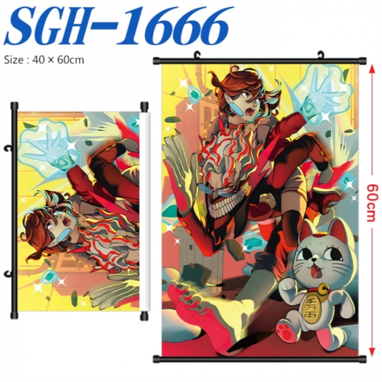 DANDADAN Anime digital printed pole style hanging picture Wall Scroll 40x60cm