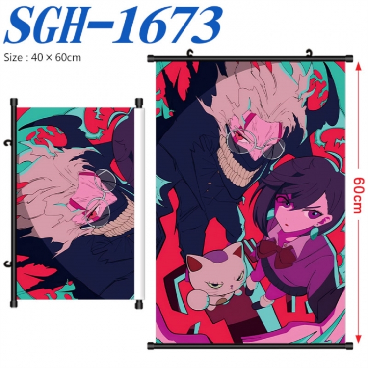 DANDADAN Anime digital printed pole style hanging picture Wall Scroll 40x60cm