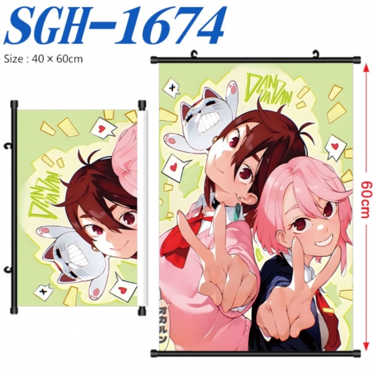 DANDADAN Anime digital printed pole style hanging picture Wall Scroll 40x60cm