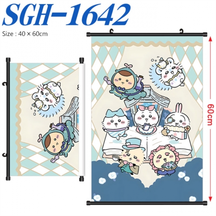 Chiikawa Anime digital printed pole style hanging picture Wall Scroll 40x60cm