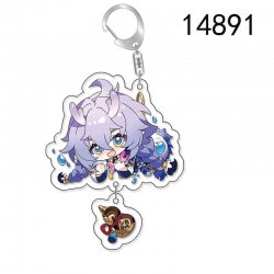 Honkai: Star Rail Anime acrylic Pendant Key Chain  price for 5 pcs