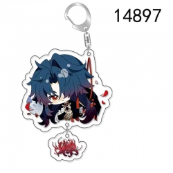 Honkai: Star Rail Anime acrylic Pendant Key Chain  price for 5 pcs