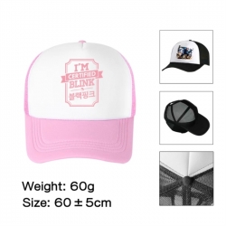 BLACK PINK Anime mesh cap peak...