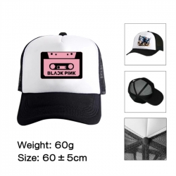 BLACK PINK Anime mesh cap peak...