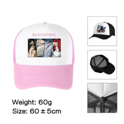 BLACK PINK Anime mesh cap peak...