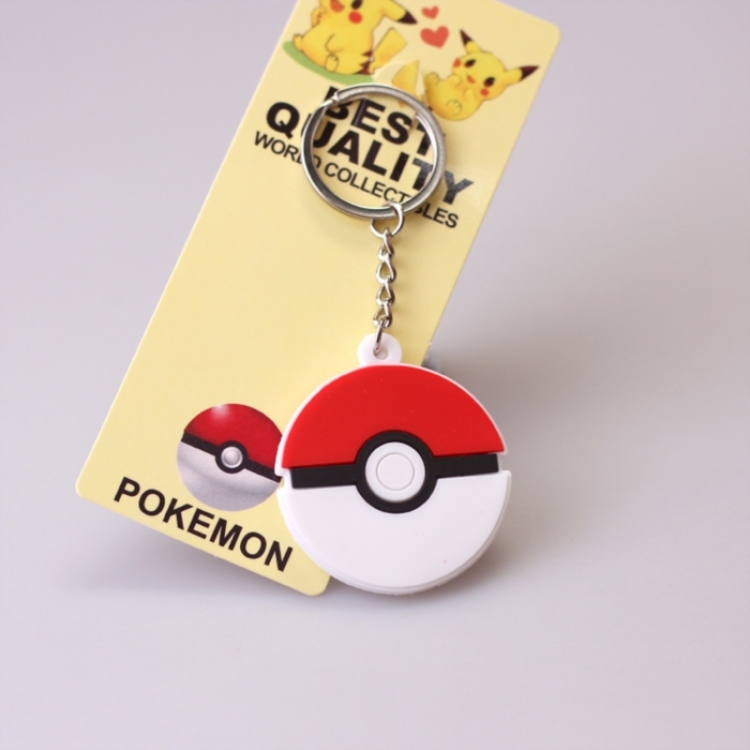 Pokemon Double sided soft adhesive keychain PVC pendant 4CM-6CM price for 10 pcs