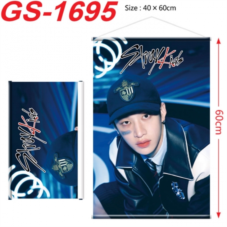 Stray Kids Anime digital printing hanging rope hanging Wall Scroll 40x60cm