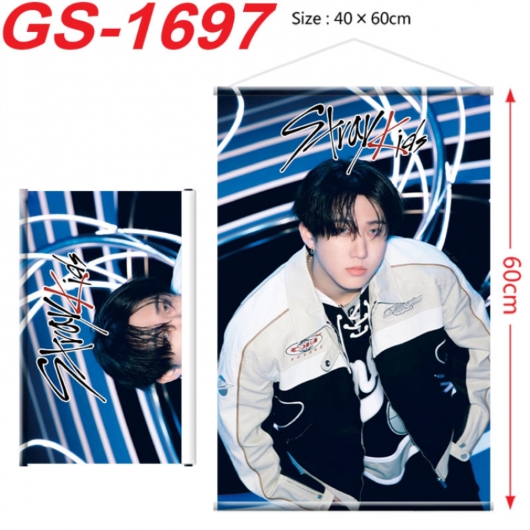 Stray Kids Anime digital printing hanging rope hanging Wall Scroll 40x60cm