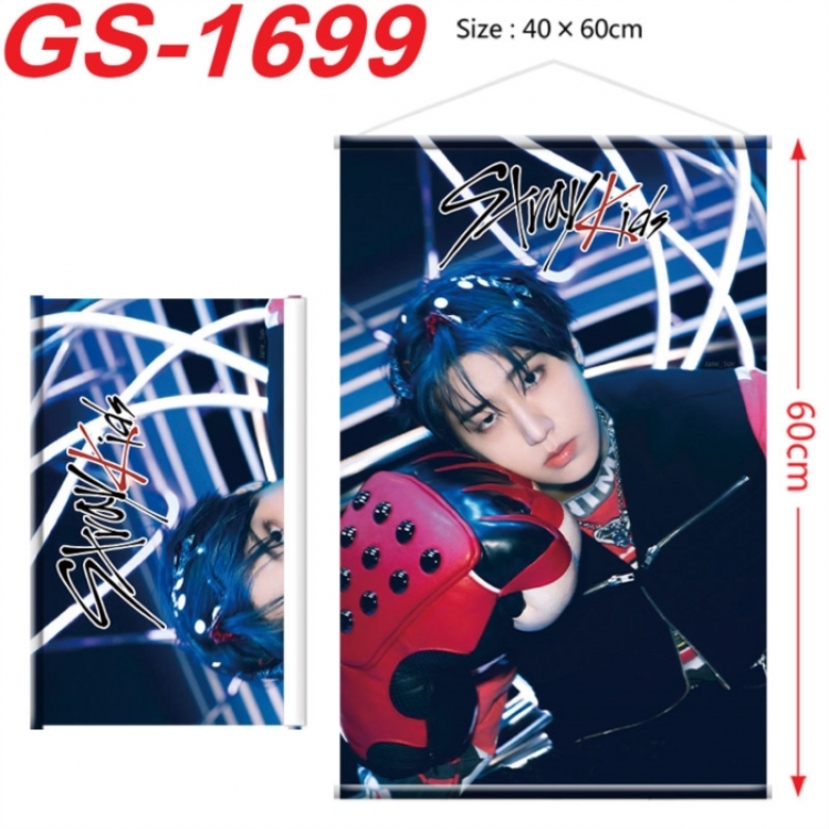 Stray Kids Anime digital printing hanging rope hanging Wall Scroll 40x60cm
