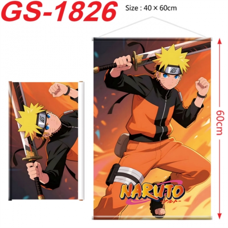 Naruto Anime digital printing hanging rope hanging Wall Scroll 40x60cm