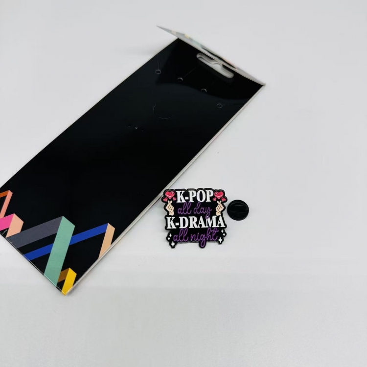 K-Pop Demon Hunters Anime peripheral character brooch badge price for 5 pcs