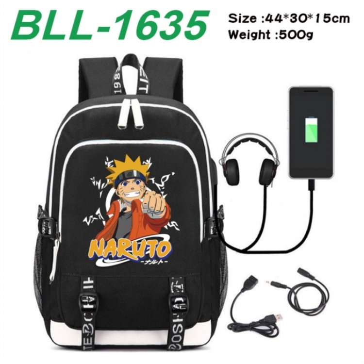 Naruto Game Canvas Backpack Waterproof School Bag 44X30X15CM 500G