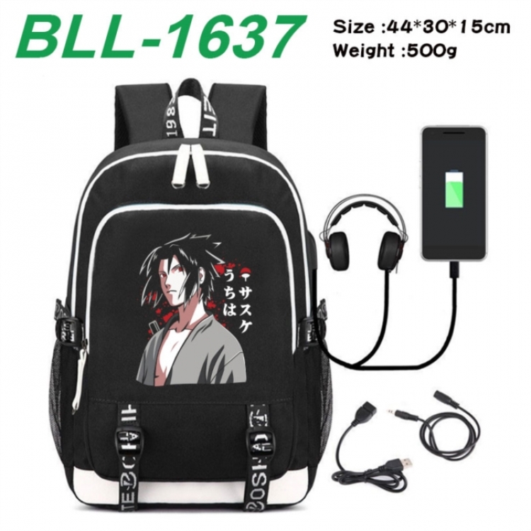 Naruto Game Canvas Backpack Waterproof School Bag 44X30X15CM 500G