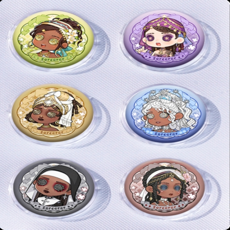 Identity V Anime peripheral pill bar badge 25mm a set of 6 price for 5 sets   