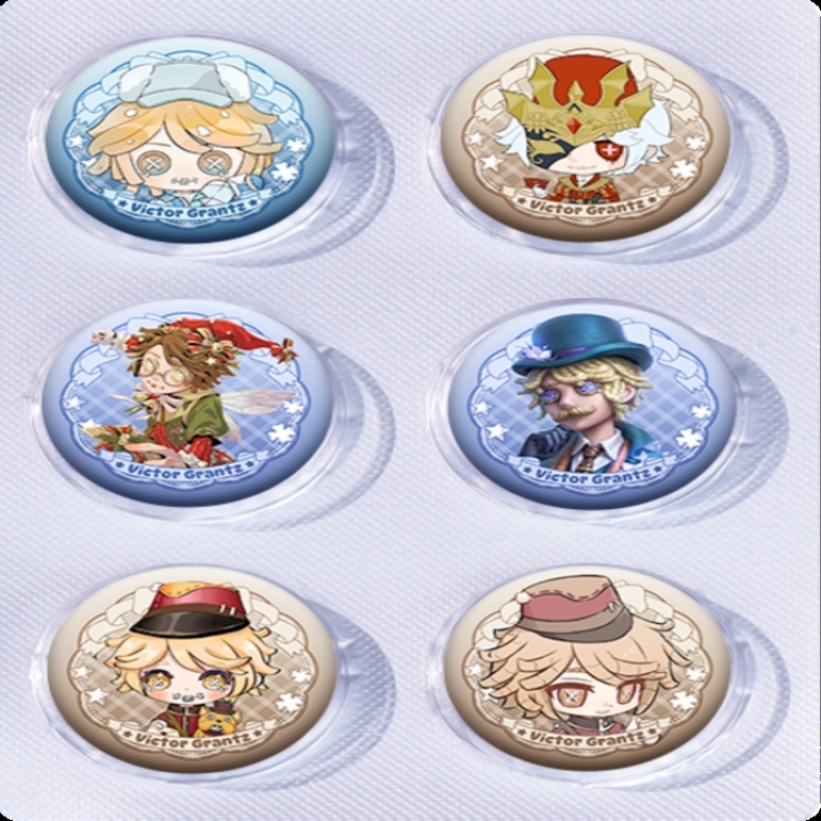 Identity V Anime peripheral pill bar badge 25mm a set of 6 price for 5 sets   