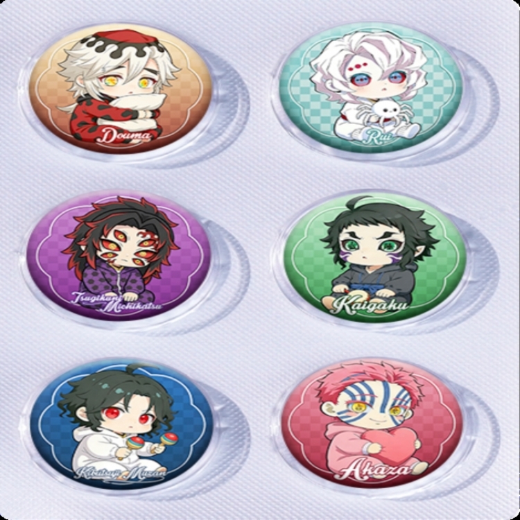 Demon Slayer Kimets Anime peripheral pill bar badge 25mm a set of 6 price for 5 sets 