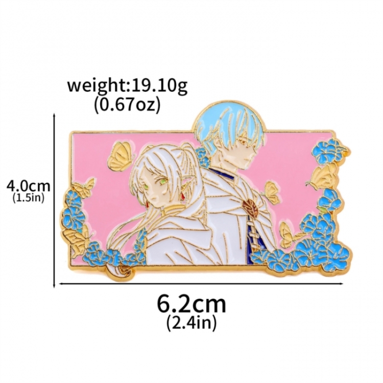 Frieren: Beyond Journey's Anime peripheral metal badge OPP bag price for 5 pcs 