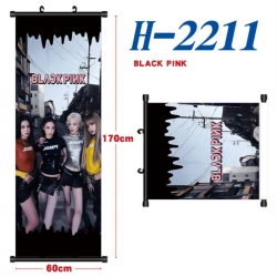 BLACK PINK Black plastic rod c...