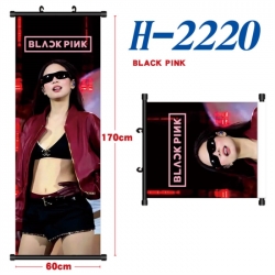 BLACK PINK Black plastic rod c...