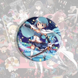 Magical Girl Madoka of the Magus Anime tinplate brooch badge price for 5 pcs