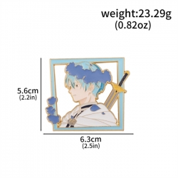 Frieren: Beyond Journey's Anime peripheral metal badge OPP bag price for 5 pcs