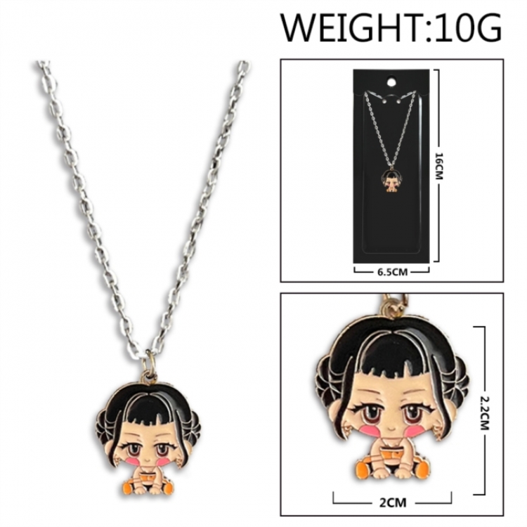 K-Pop:Demon Hunters Anime peripheral colorful drip oil alloy necklace price for 5 pcs