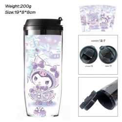 Sanrio Anime double-layer insulated water bottle and cup 350ML