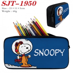 snoopy Anime nylon student pencil case 23x11x5cm 