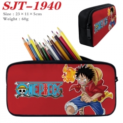 One Piece Anime nylon student pencil case 23x11x5cm 