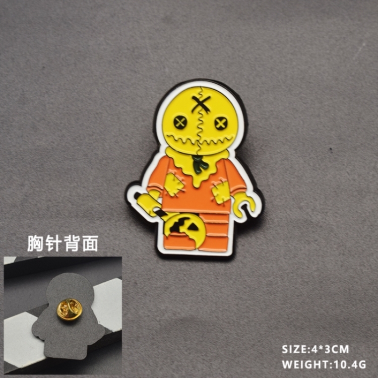 Joker Anime cartoon metal brooch price for 5 pcs 