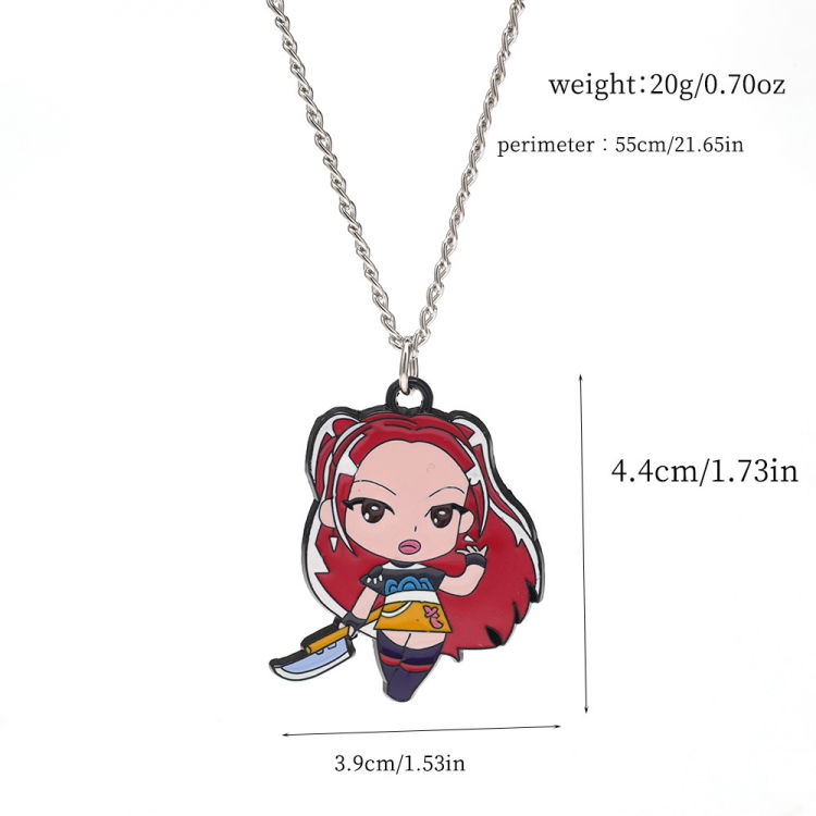K-Pop:Demon Hunters Metal pendant accessory cartoon decoration OPP bag packaging price for 5 pcs